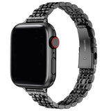 Stainless Steel Strap For Apple Watch Ultra 2 Band 49mm 42mm 44mm Metal Bracelet iWatch Series 9 8 7 6 SE 5 4 3 Women 45mm 41mm MartLion Black 38 40 41mm CHINA