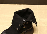 Internal Height Mid-calf Boots in Winter Women Leather Short Boot Office Ladies Tide Shoes MartLion