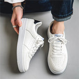 Platform Men's Casual Shoes Sport Sneakers Autumn Outdoor Breathable Lightweight White Running Women White MartLion   