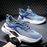 Lightweight Mesh Sneakers Breathable Casual Shoes Classic Sports Non-slip Running Men's Trendy Footwear MartLion   