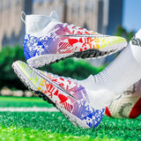 Football Boots Men's Futsal Soccer Shoes Centipede Kids Sneaker Studded Soccer Cleats Mart Lion   