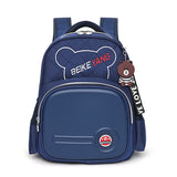 Korean Style Children's School Bags For Girls Boy Lightweight Cute Kids Students Backpack 1-3 Grades MartLion drak blue CHINA 