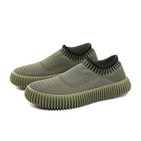 Fujeak Loafers Classic Trendy Men's Shoes Non-slip Casual Sneakers Running Lightweight Footwear Mart Lion Green 39 