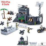 Military ww2 Cannon Assault Armored Vehicle Battle Tank Car Truck Army Weapon Building Blocks Sets  Model King Kids Toys Gift Mart Lion No Box 8 Dolls 1  