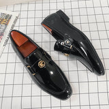 Men's Casual Shoes Autumn Leather Loafers Office Driving Moccasins Slip on Party MartLion   