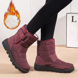 Padded Waterproof Women's Shoes Casual Non-slip Walking Trendy Warm Snow Boots Sports Footwear MartLion   