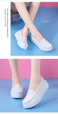 Women Flat Shoes Summer Tendon Bottom Women Loafers Lightweight Slip on White Casual Sports Shoes Hollow MartLion
