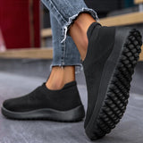 Shoes Women Slip On Sneakers Stretch Fabric Casual  Vulcanize Shoes Women Loafers Women's Sports Sneaker MartLion   