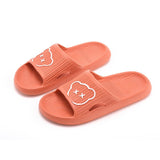 Thick Platform Slipper Women Korean Eva Slippers Home Flip Flops Ladies Soft Sole Cloud Sandals Mart Lion Orange 36-37 