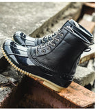 Winter Women Snow Boots PU Leather Hiking Shoes Thick Plush Super Warm Anti-Slip Sports Casual MartLion