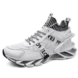  Men's Shoes Blade Running Breathable Mesh No-slip Shock Absorption Trend Sports Jogging Fitness Mart Lion - Mart Lion