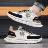 Men's Running Shoes Soft Sole Waterproof Sneakers Casual Tenis Walking Outdoor Sports Tennis Mart Lion   