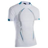 Summer Gym Shirt Sport T Shirt Men's Quick Dry Running Workout Tees Fitness Tops Short Sleeve Clothes Mart Lion   