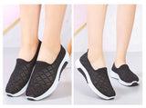 Summer Korean Mesh Women's Shoes Breathable Hollow Sports Walking Sneakers Casual Flat Ladies Mart Lion   