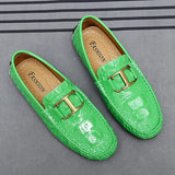 Men's Women Leather Designer Casual Shoes Luxury Loafers Driving Footwear MartLion   