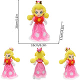 Kawaii Mario Luiji Goomba Kamek Yoshi Soft Plush Toys Cute Toad Princess Peach Daisy Rosalina Toadette Pauline Peluche Doll MartLion Princess Toadette  