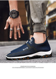 Casual Shoes Men's Lightweight Sneakers Casual Walking Breathable Slip on Loafers Zapatillas Hombre Mart Lion   