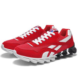 Men's Tennis Shoes Running Shoes Outdoor Sports Sneakers Breathable Light Sports Tenis MartLion Red(AE存量)*** 36 