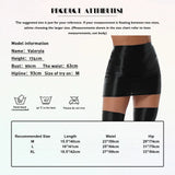 Women Casual Pencil Skirt Solid Color Waist Elastic Waistband Glossy Miniskirt MartLion   