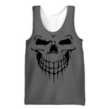 Cool Skull 3D Print Men's Tank Tops Casual Hip Hop Graphic Streetwear Fitness Summer Sleeveless Shirts Mart Lion 5 L 