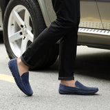 Suede Leather Men's Loafers Luxury Casual Shoes Boots Handmade Slipon Driving  Moccasins Zapatos Mart Lion   