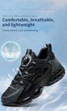 Air-Cushion Safety Shoes Men's Puncture Proof Lace Free Working Boots Puncture Proof Steel Toe indestructibl MartLion   