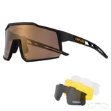 Cycling Glasses TR90 Frame Men's Women Outdoor Sports Sunglasses Cycling Driving Baseball Running MartLion 04 4lens 