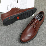 Genuine Leather Dress Shoes Men's Super Soft Moccasins Footwear Formal Social Oxfords Mart Lion   