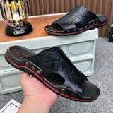 Men's Slides Slippers Summer Outside Men Sandals Breathable Classics Beach Slipper Flip Flop Anti-slip Casual Mens Shoes MartLion