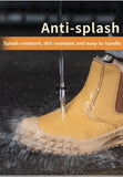  Waterproof Men's Welder Shoes Steel Toe Work Anti-spark Anti-smash Safety Slip On Chelsea Work Safety Boots MartLion - Mart Lion