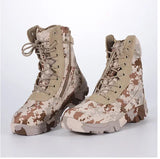 Camouflage Men's Boots Work Shoes Desert Tactical Military Autumn Winter Special Force Army MartLion beige3 39 
