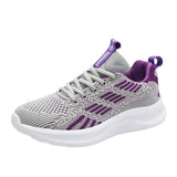 Women's Sneakers Running Shoes Casual Athletic Trainer Sports Footwear MartLion PURPLE 36 