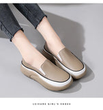 Women Shoes Flats Leather Sneakers Casual Walking Footwear Loafers MartLion   