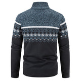 Men's Winter Knitted Cardigan Sweater Thick Warm Zip-Up Coat Thick Jacket Sweatshirts Cardigan Clothing MartLion   