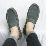 Leather Men Loafers Super Soft Casual Shoes For Men Slip On Male MartLion   