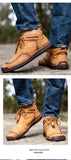casual shoes men's outdoor sports walking shors suede rubber sole Mart Lion   