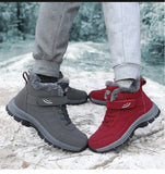 Winter Men Boots Women Leather Waterproof Sneakers Man Casual Shoes MartLion   