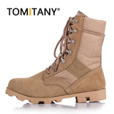 Men Outdoor Training Combat Hunting Boots Men Breathable Camouflage Desert Safety Shoes Wear-resistant Hiking Shoes MartLion