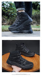 Winter Work Shoes Men's Outdoor Sneakers Snow Boots Hiking High Top Non-slip Ankle MartLion   