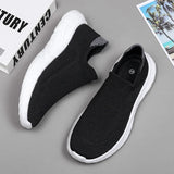 Soft-sole Walking Men's Shoes Lightweight Casual Sneakers Breathable Slip on Loafers Unisex Women MartLion   