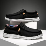 Men Casual Shoes Slip on Canvas Loafers Walking Flats for Man MartLion   