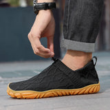 Men's Barefoot Canvas Shoes Sneaker Women Flats Soft Zero Drop Sole Wider Toe Light Weight MartLion   