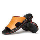 Men's Slides Slippers Summer Outside Men Sandals Breathable Classics Beach Slipper Flip Flop Anti-slip Casual Mens Shoes MartLion