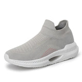 Men's Running Shoes Women Sneakers Casual Lightweight Tenis Walking Breathable Outdoor Sports Tennis Mart Lion Gray 35 