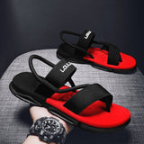 Sandals Men's Sneakers Casual Shoes Light Soft Flip Flops Slippers Beach Slip on Water Mart Lion   