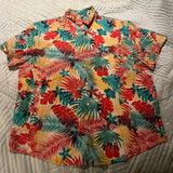 Flower Casual Men's Shirts Print With Short Sleeve For Korean Clothing Floral MartLion   