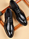 Men's Dress Shoes Patent Leather Brogue Formal Wedding Party Office Oxfords Moccasins MartLion   