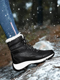 Shoes Women Winter Cotton Shoes Platform Work Outdoor Anti Slip Warm Plush Shoes Light Casual Snow Boots MartLion   