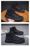 Winter Work Shoes Men's Outdoor Sneakers Snow Boots Hiking High Top Non-slip Ankle MartLion   