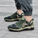 Hiking Shoes Woman Sneakers Men's Sports Unisex Canvas Camouflage Field Female Footwear Couples Running Walking Mart Lion   